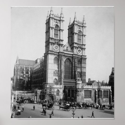  Londen Engeland, Westminster Abbey 1903 Poster (Voorkant)