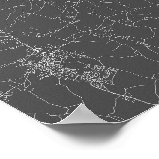 Londen, Engeland (zwart wit) Poster (Hoek)