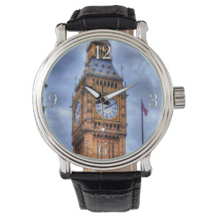 Londen, Engeland's Historic Elizabeth Tower Big Be Horloge