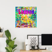 Londen Epoch Hour Poster (Thuiskantoor)