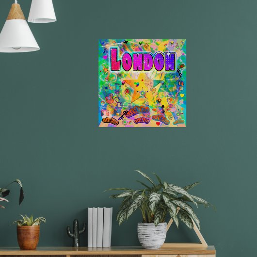 Londen Epoch Hour Poster (Woonkamer 1)
