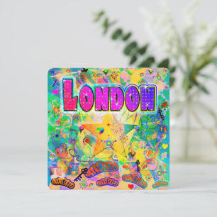 Londen Epoch uur vakantie Kaart