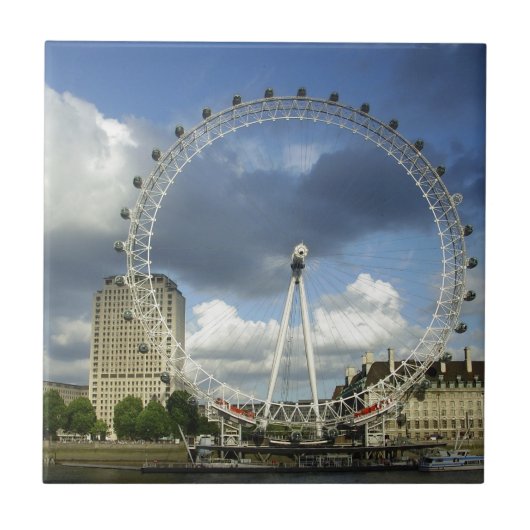 Londen Eye Tegeltje (Voorkant)