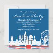 Londen Feest Uitnodiging (Achterkant)