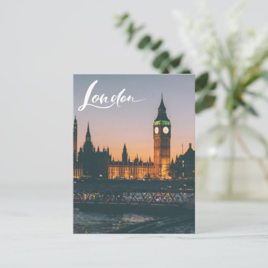 Londen Feestdagenkaart (Staand voorkant)