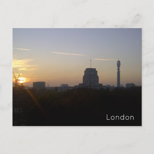 Londen Feestdagenkaart (Voorkant)