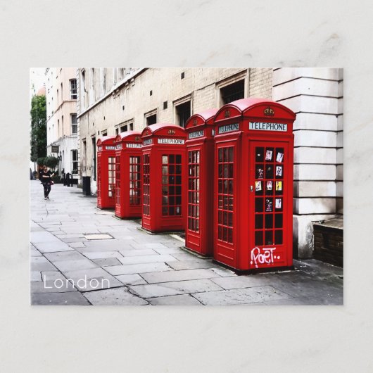 Londen Feestdagenkaart (Voorkant)