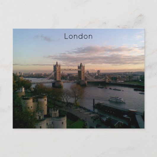 Londen Feestdagenkaart (Voorkant)
