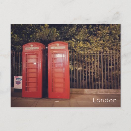 Londen Feestdagenkaart (Voorkant)