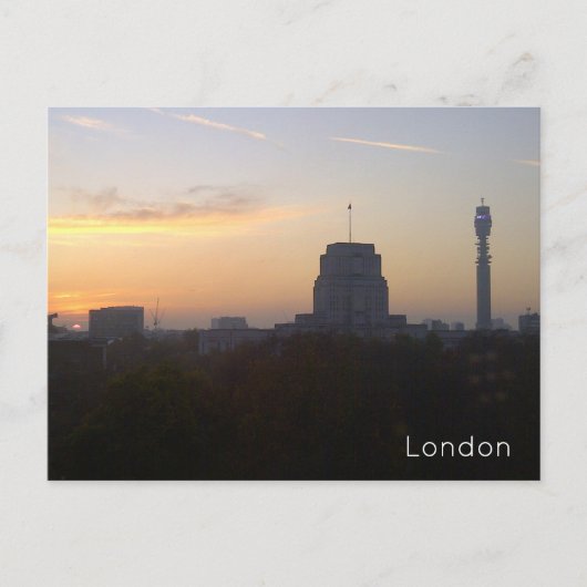 Londen Feestdagenkaart (Voorkant)