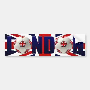 Londen Football Flag Bumpersticker