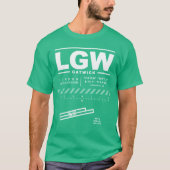 Londen Gatwick Airport LGW T-shirt (Voorkant)