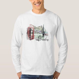 Londen geïllustreerd t-shirt
