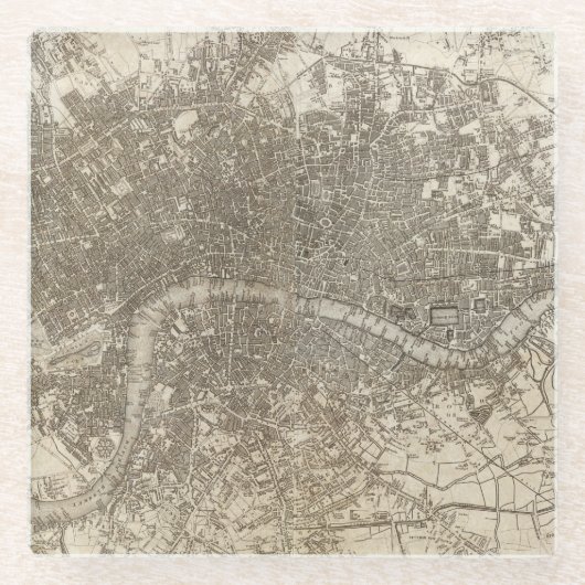 Londen Glazen Onderzetter (Voorkant)