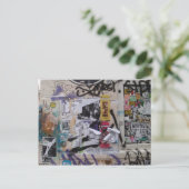 Londen Graffiti Briefkaart (Staand voorkant)