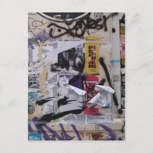 Londen Graffiti Briefkaart