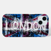 Londen Graffiti Scratch iPhone Case (Achterkant (horizontaal))