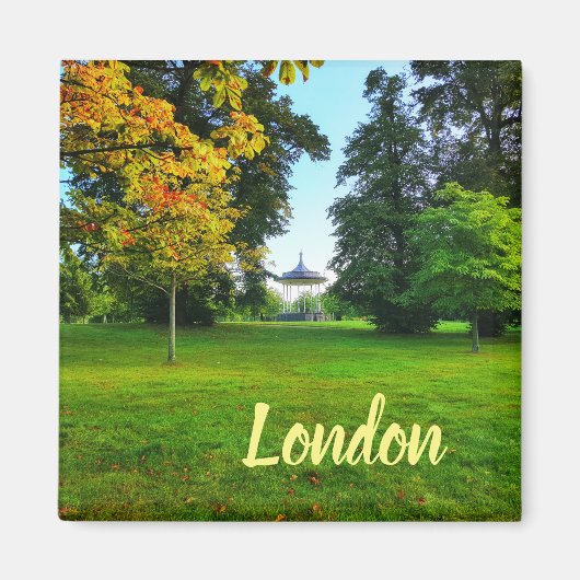 Londen Green Park Landschap Herfst Magneet (Voorkant)