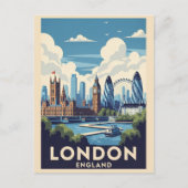  Londen Groot-Brittannië Brits oriëntatiepunt reiz Briefkaart (Voorkant)