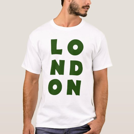 Londen Groot-Brittannië T-shirt (Voorkant)