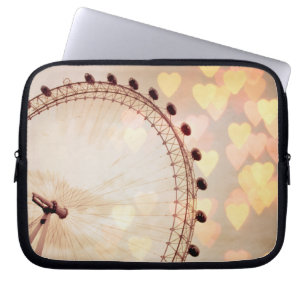 Londen Grote foto van Ben, gefilterd, Nightime Laptop Sleeve