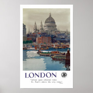  Londen GWR Frank H. Mason Travel Poster