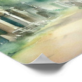 Londen-Highland Cemetery (C), Waterverf Poster (Hoek)