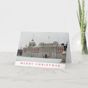 Londen Horse Guards Parade weergave kerstkaart Feestdagen Kaart