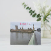 Londen Houses of Parliament ansichtkaart Briefkaart (Staand voorkant)