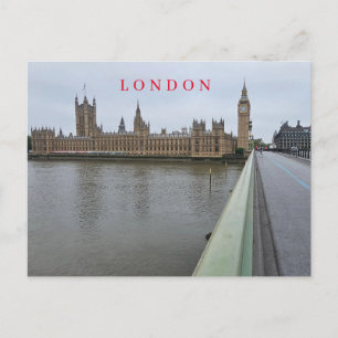 Londen Houses of Parliament ansichtkaart Briefkaart
