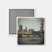 Londen - Houses of Parliament Magnet (Voorkant / Achterkant)