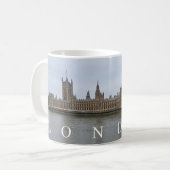 Londen Huizen van het Parlement uitzicht mok (Voorkant links)