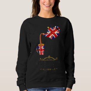 Londen Idee Voor Kinderen Met Union Jack Uk Vlag & Trui