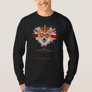Londen Idee Voor Kinderen Met Union Jack Vlag Van T-shirt
