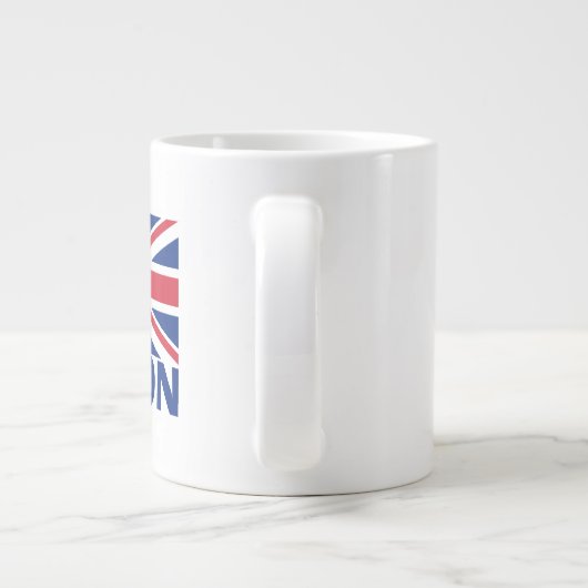 Londen in Blue Grote Koffiekop (Achterkant)