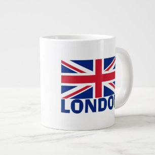 Londen in Blue Grote Koffiekop