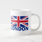 Londen in Blue Grote Koffiekop (Rechts)