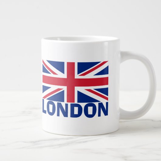 Londen in Blue Grote Koffiekop (Rechts)
