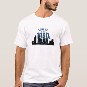 Londen in de jaren 60 design t-shirts 