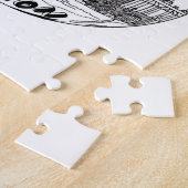 Londen in een glazen bal. legpuzzel (Zijkant)