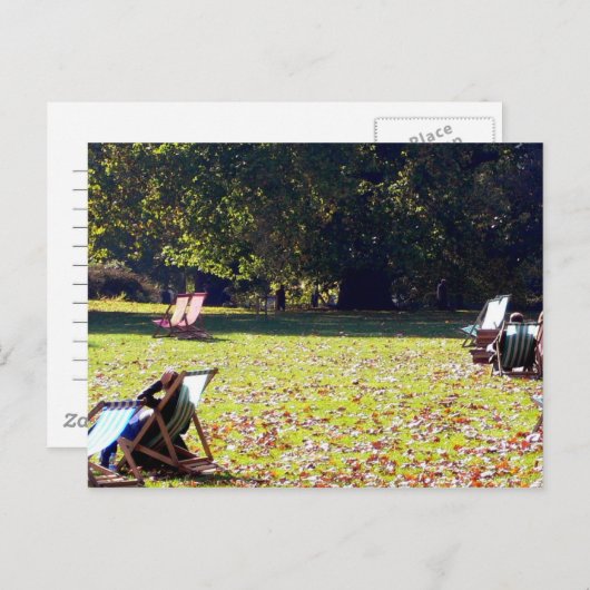 Londen in het park briefkaart (Voorkant / Achterkant)