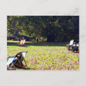 Londen in het park briefkaart (Voorkant)