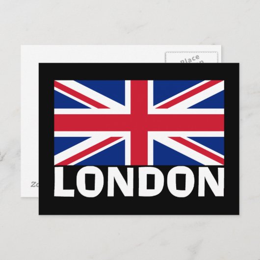 Londen in het wit briefkaart (Voorkant / Achterkant)