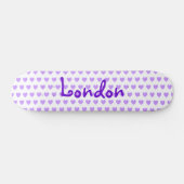 Londen in Paars Skateboard (Horizontaal)