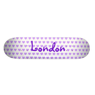 Londen in Paars Skateboard