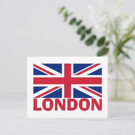 Londen in Red Briefkaart (Staand voorkant)