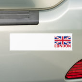 Londen in Red Bumpersticker (Op auto)