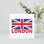 Londen in Red Kaart (Staand voorkant)