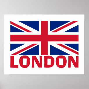 Londen in Red Poster