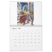 Londen in Waterverf 2021 Agenda Kalender (Feb 2027)